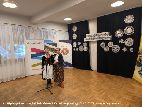 14. Międzygminny Przegląd Rękodzieła i Kuchni Regionalnej w Porębie Spytkowskiej