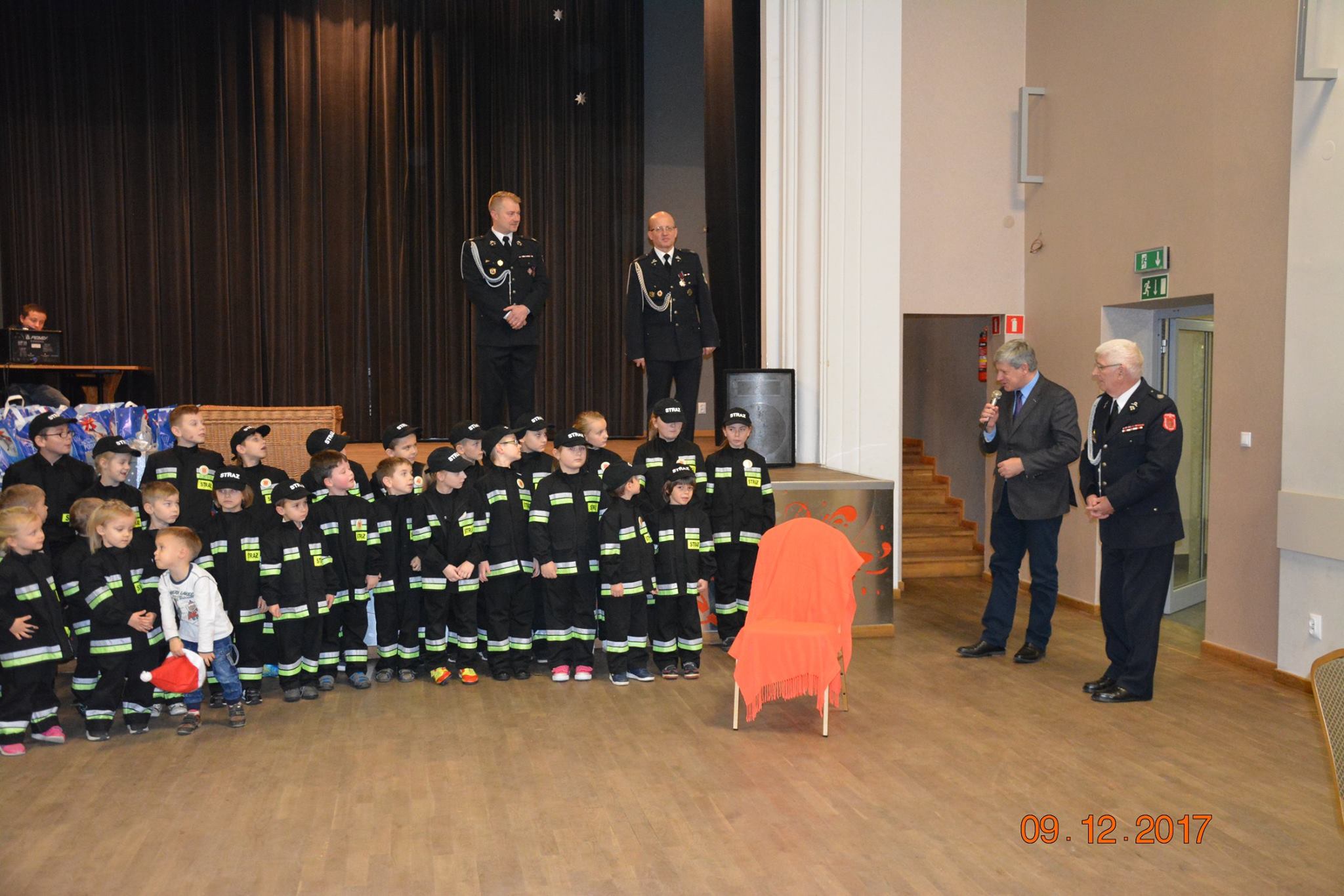 Mikołaj u najmłodszych strażaków z Jadownik