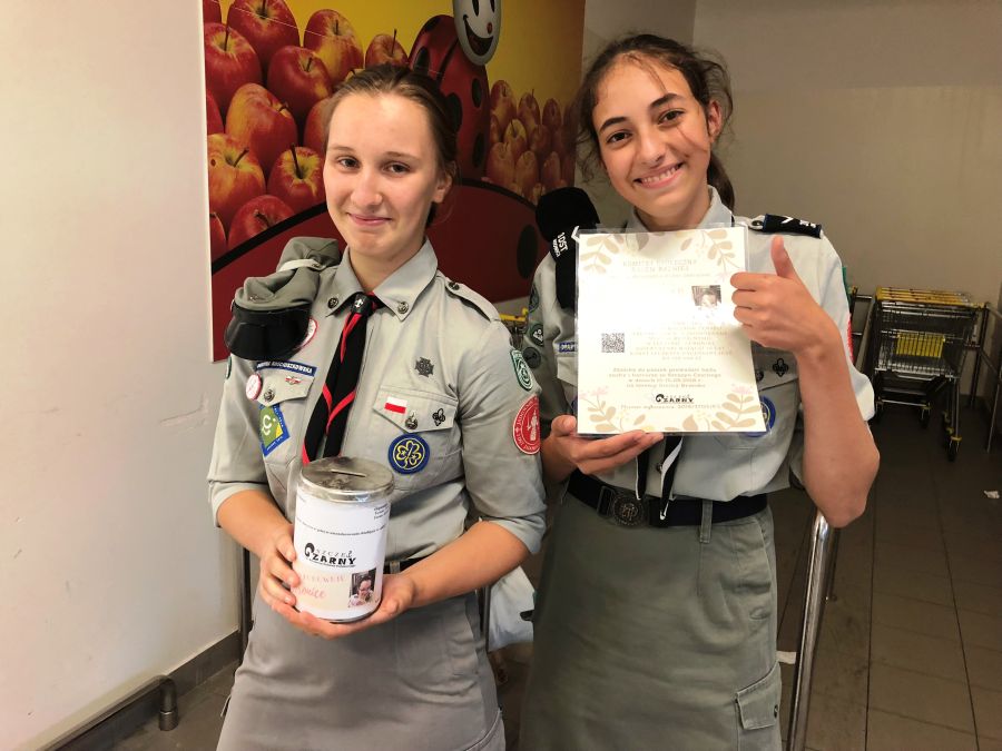 Zbierali pieniądze dla Weroniki