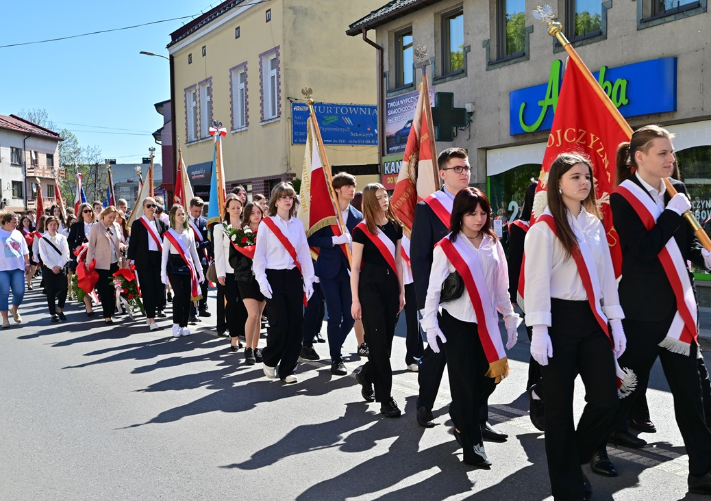 Uroczystości majowe w Brzesku