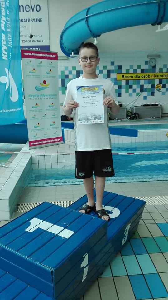 Worek medali pływaków BOSiR