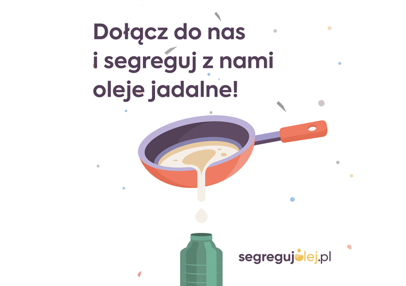 Segreguj z nami oleje jadalne.