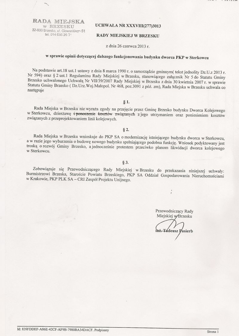 Brzesko centrum komunikacyjnym subregionu