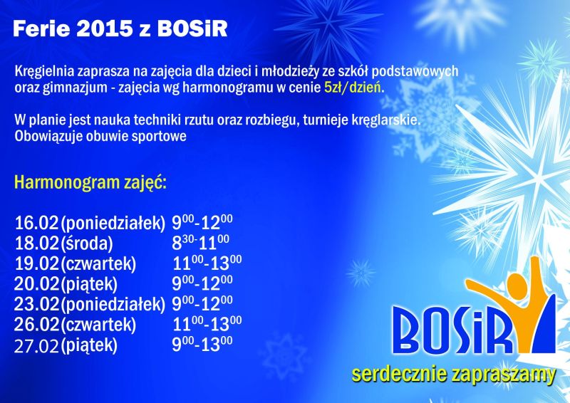 Ferie 2015 z BOSiR