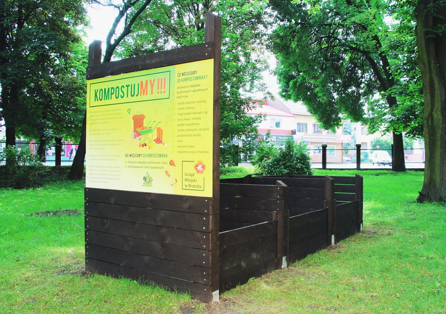 Kompostownik w Ogródku Jordanowskim