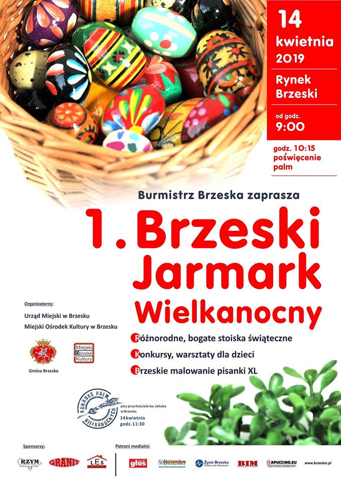 Zaproszenie na I Brzeski Jarmark Wielkanocny
