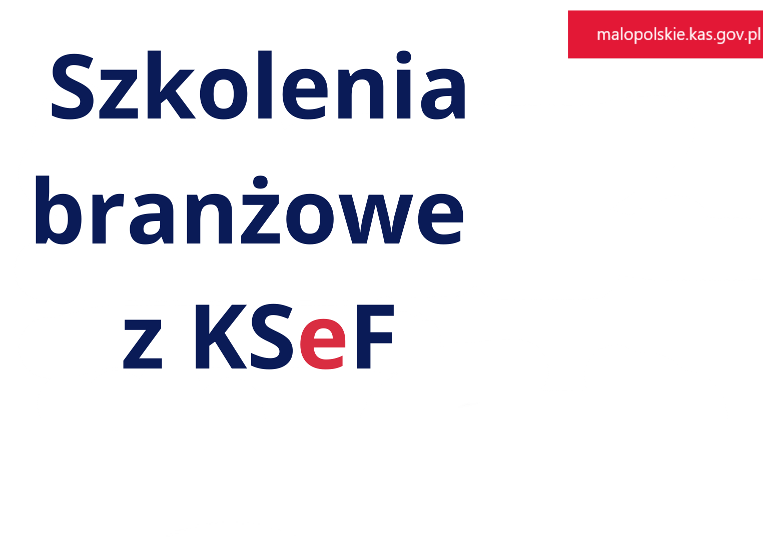 „KSeF – szkolenia dla branży"