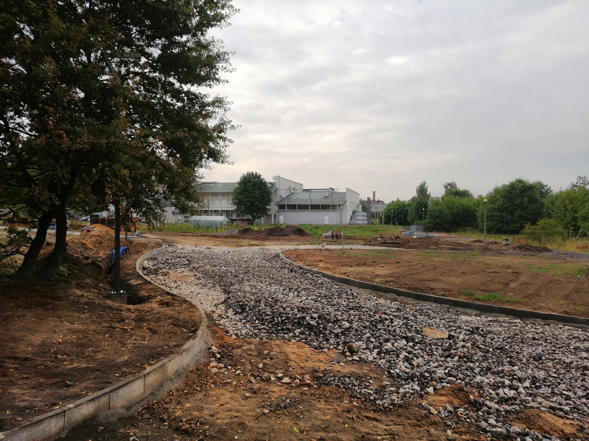 I etap budowy parku rekreacji