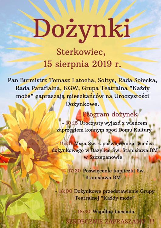 Dożynki w Sterkowcu