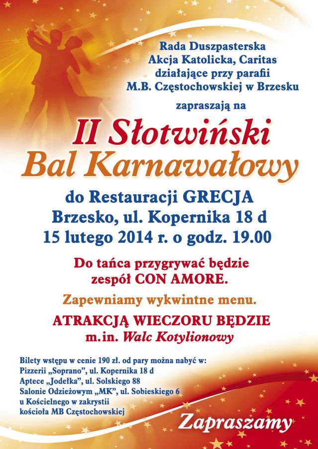 Słotwiński bal karnawałowy