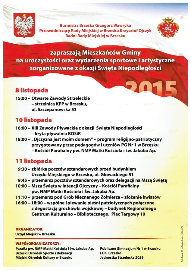 Uroczystości z okazji Święta Niepodległości