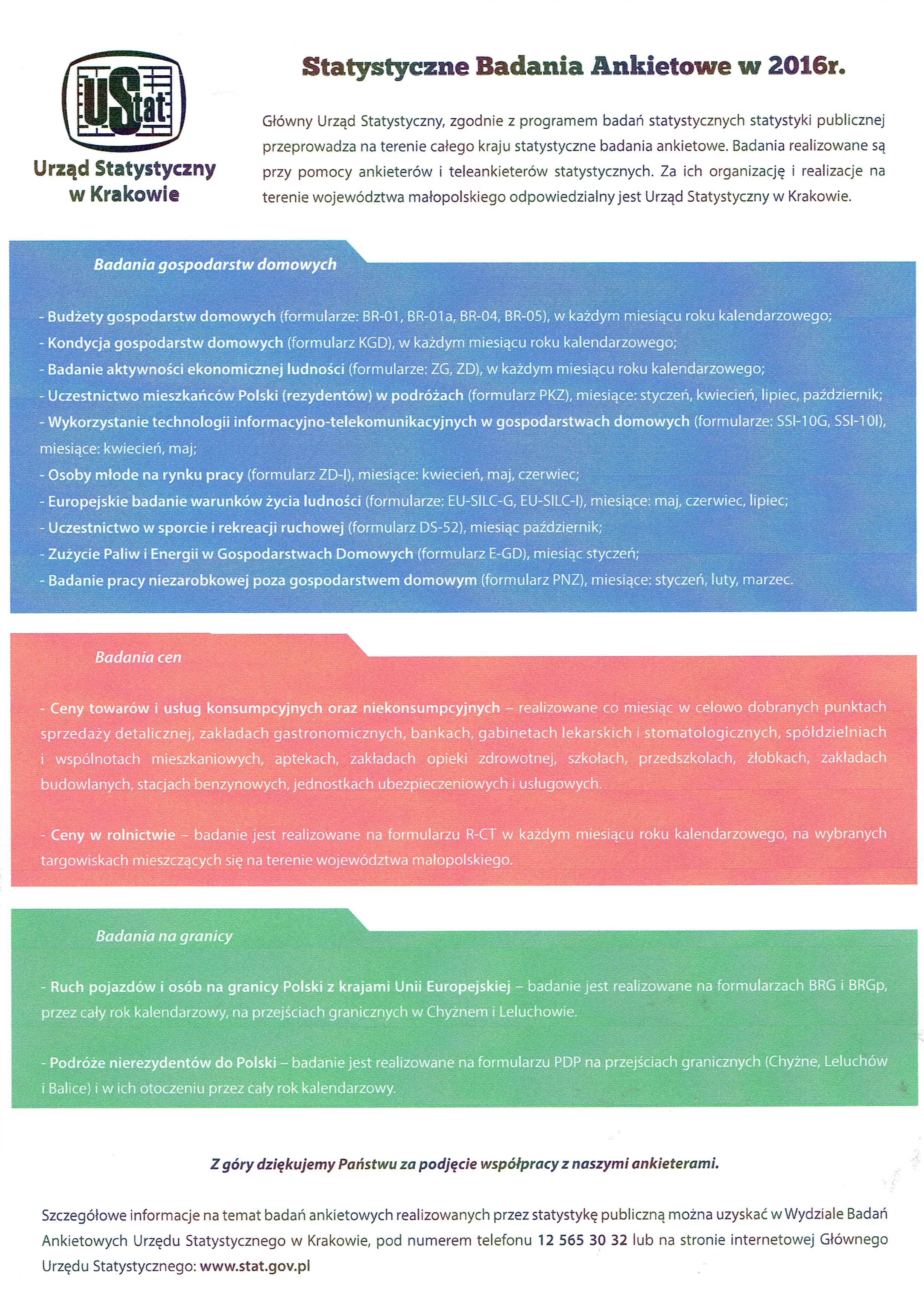 Statystyczne Badania Rolnicze w 2016 r.