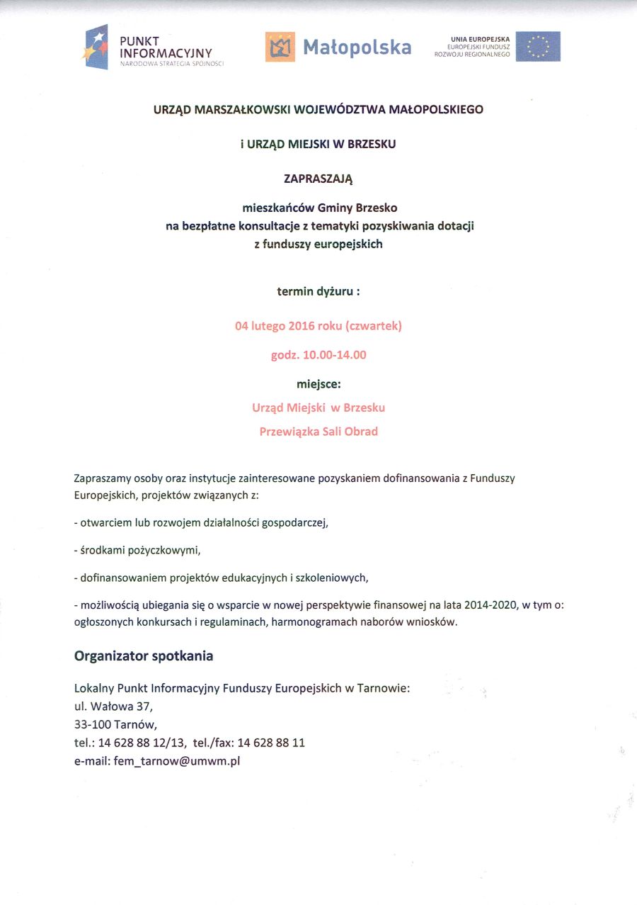 Bezpłatne konsultacje 