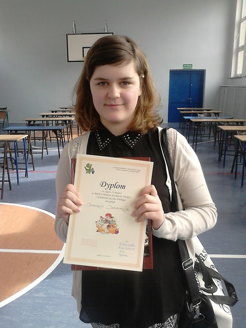 Dominika mistrzynią języka polskiego 