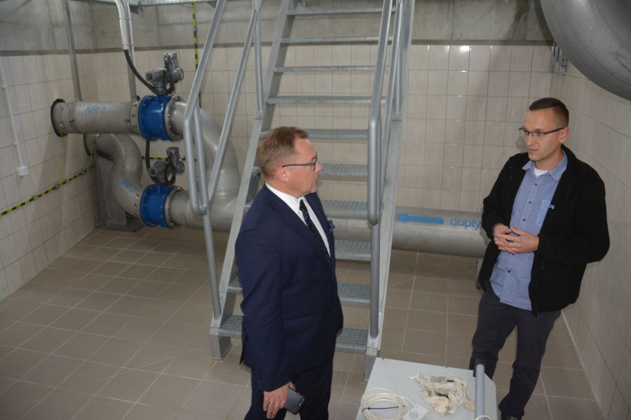 Nowe inwestycje Rejonowego Przedsiębiorstwa Wodociągów i Kanalizacji w Brzesku Sp. z o.o. - zbiornik wody czystej w Stacji Uzdatniania Wody w Łukanowicach