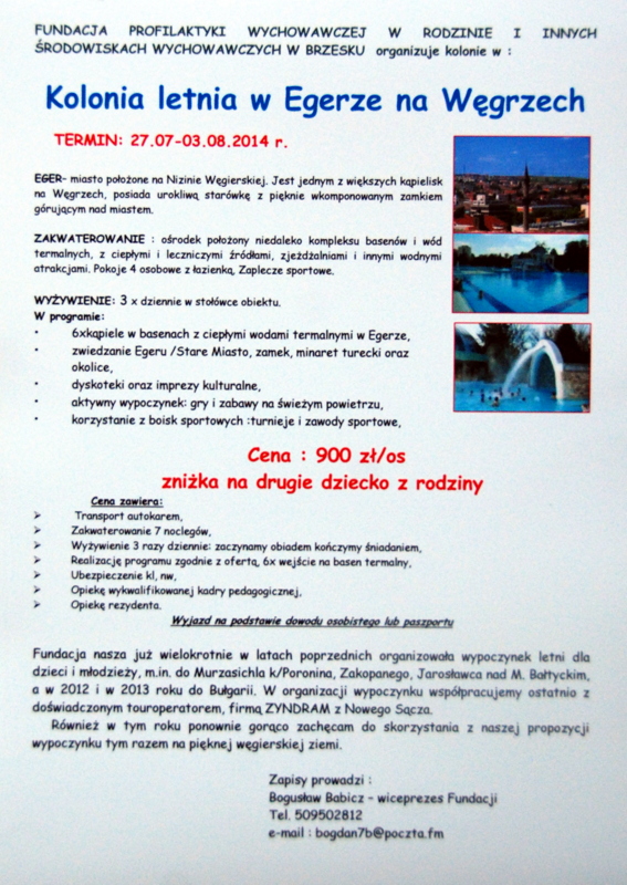 Kolonia letnia na Węgrzech