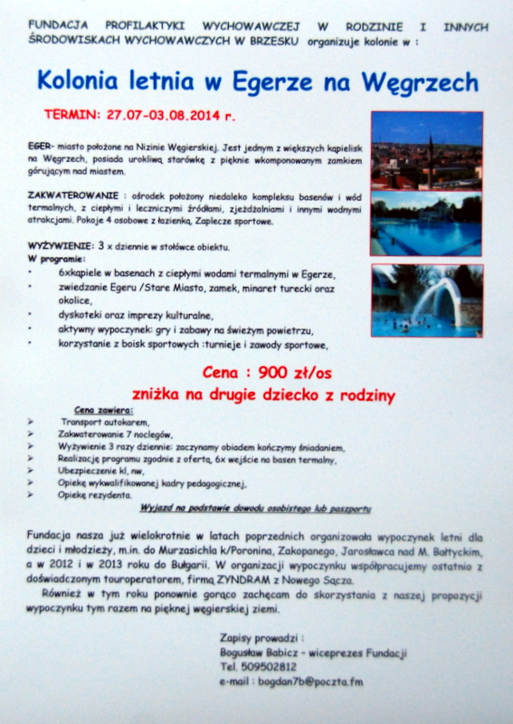 Kolonia letnia na Węgrzech