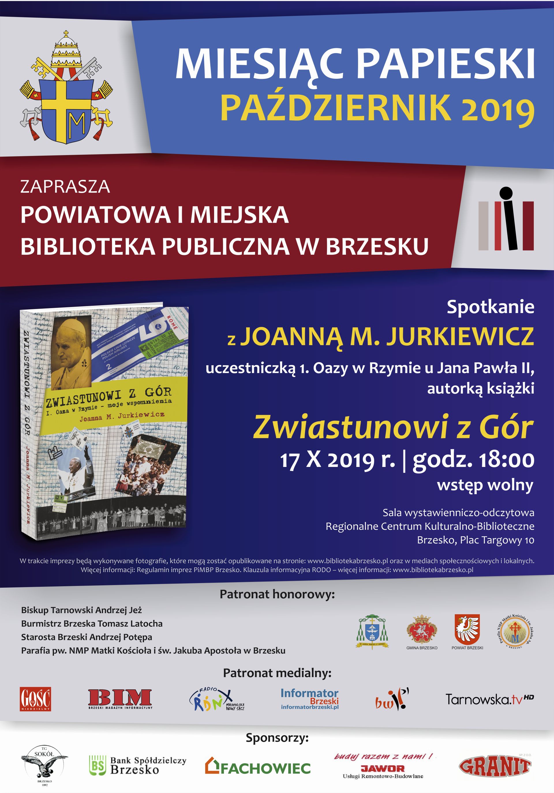Spotkanie autorskie z Joanną M. Jurkiewicz