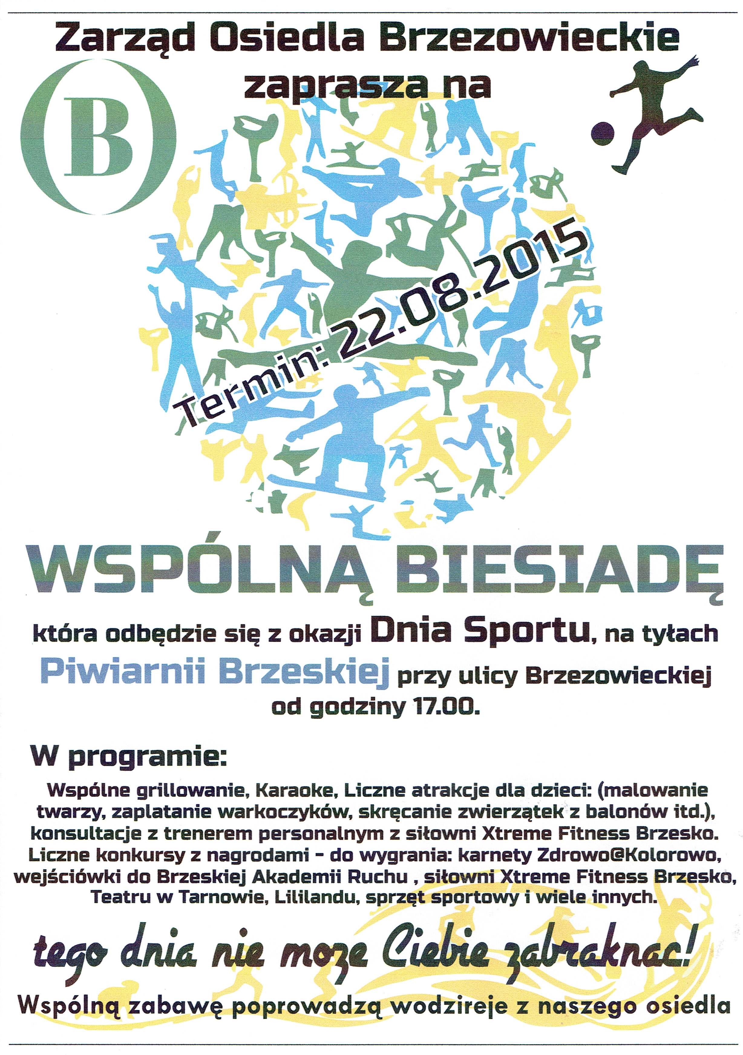 Biesiada na osiedlu Brzezowieckie