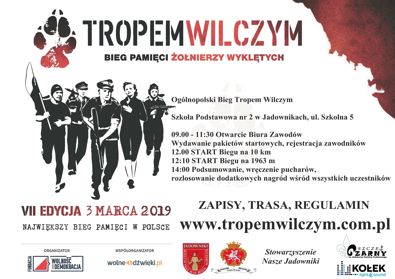 Bieg Pamięci Żołnierzy Wyklętych - „Tropem wilczym"