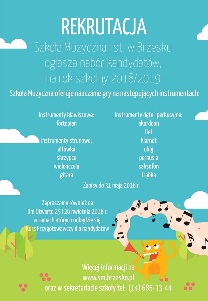 Rekrutacja do Szkoły Muzycznej