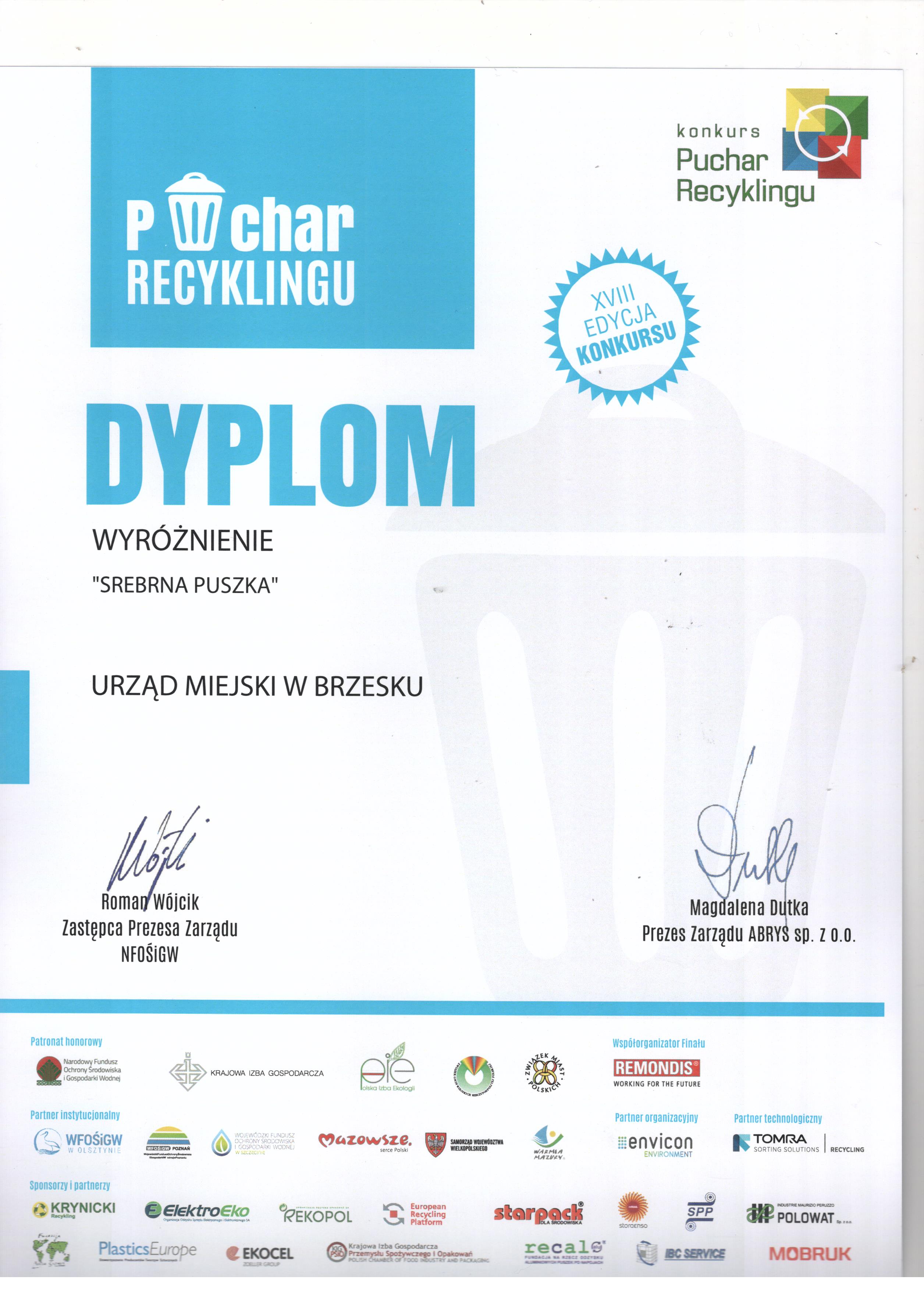 Brzesko liderem recyklingu