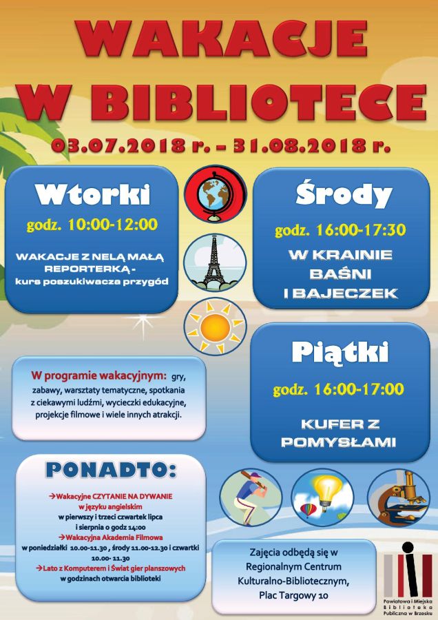 Wtorki, środy i piątki w bibliotece