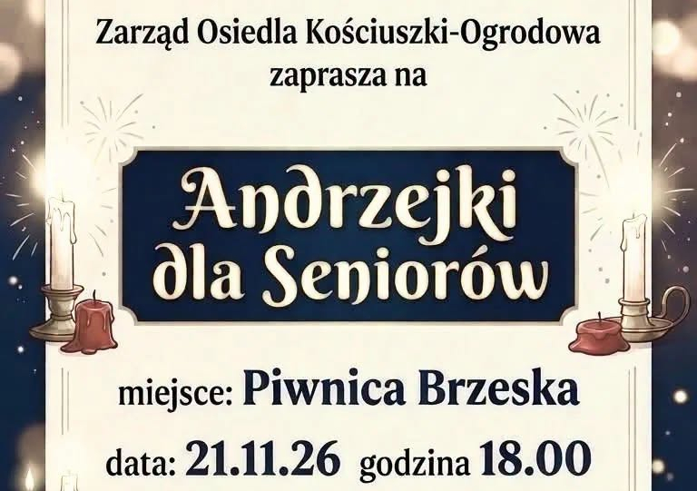 Andrzejki dla seniorów w Piwnicy Brzeskiej
