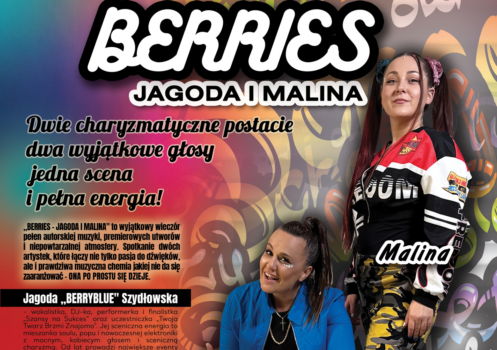 Mok zaprasza na koncert "BERRIES - Jagoda i Malina"