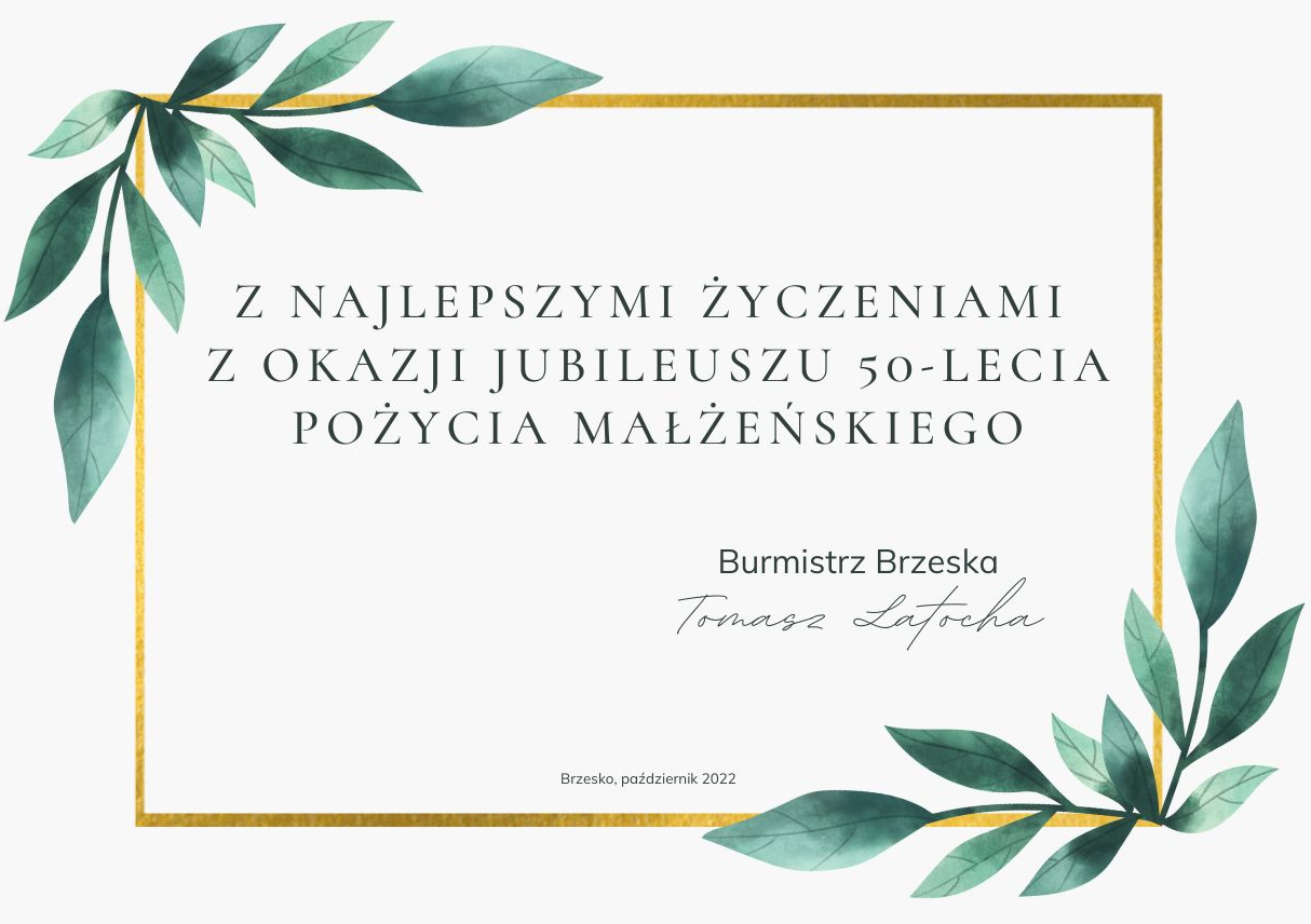 Złotych Godów część pierwsza