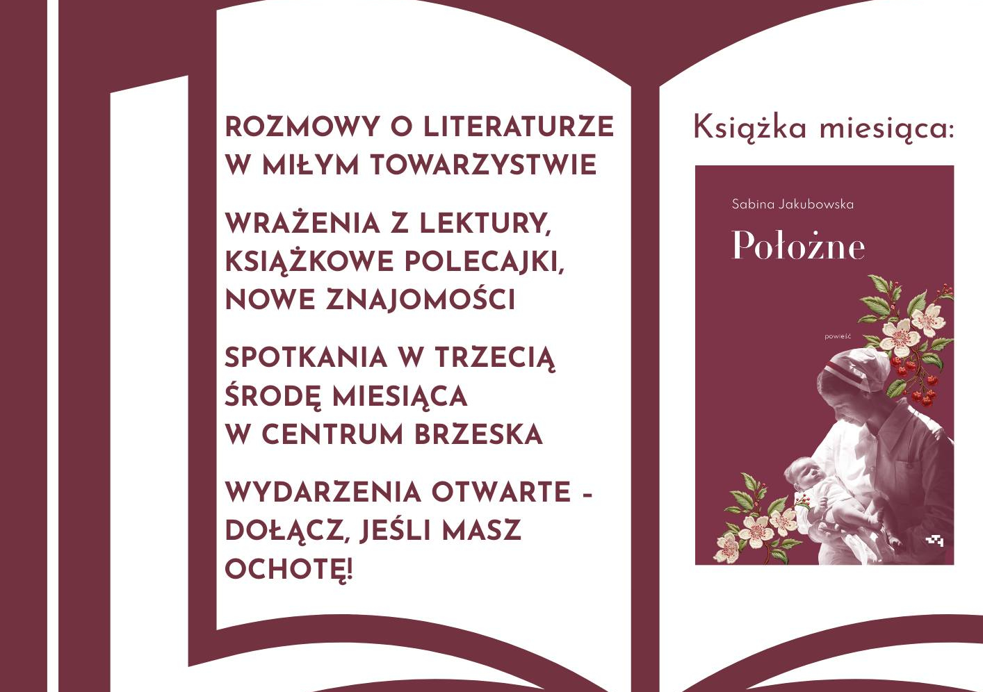 Brzeski Klub Książki zaprasza