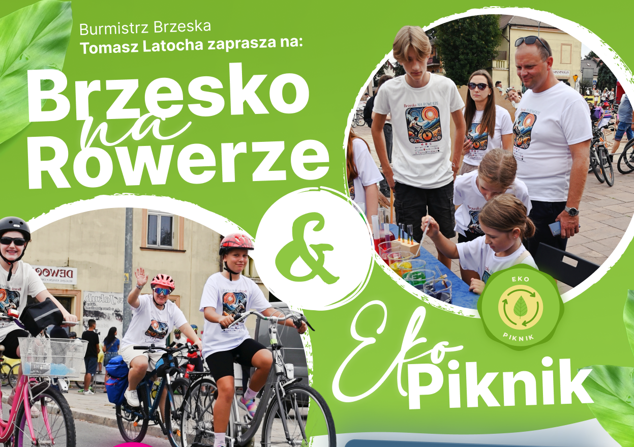 BRZESKO NA ROWERZE 2025 - Zapraszamy!