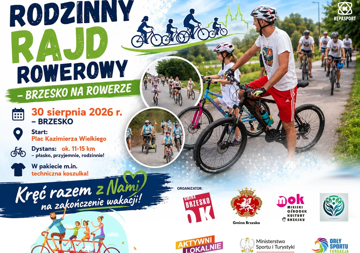 Brzesko na rowerze – zapisy ruszyły!