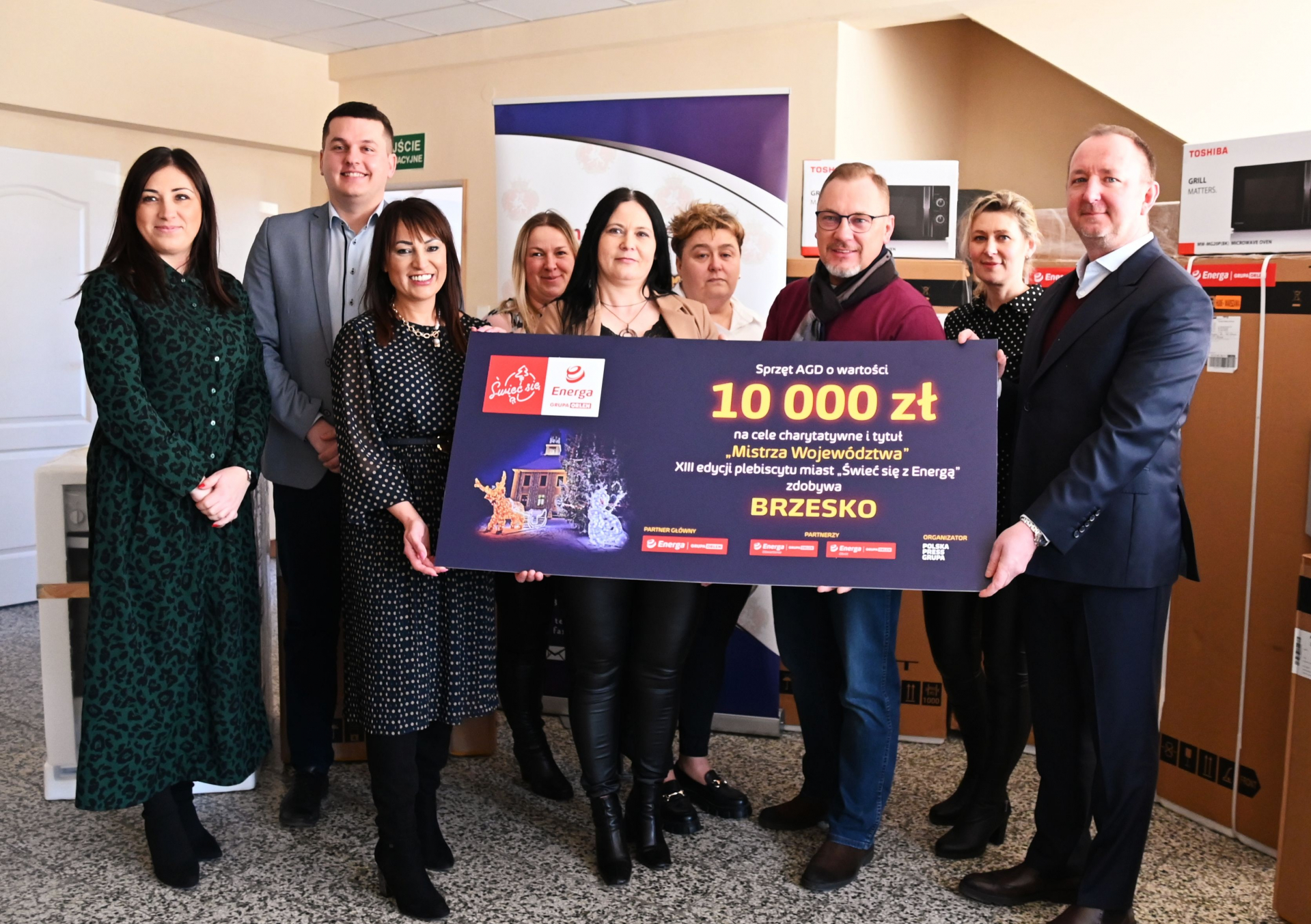 Świeć się z Energą – nagrody odebrane