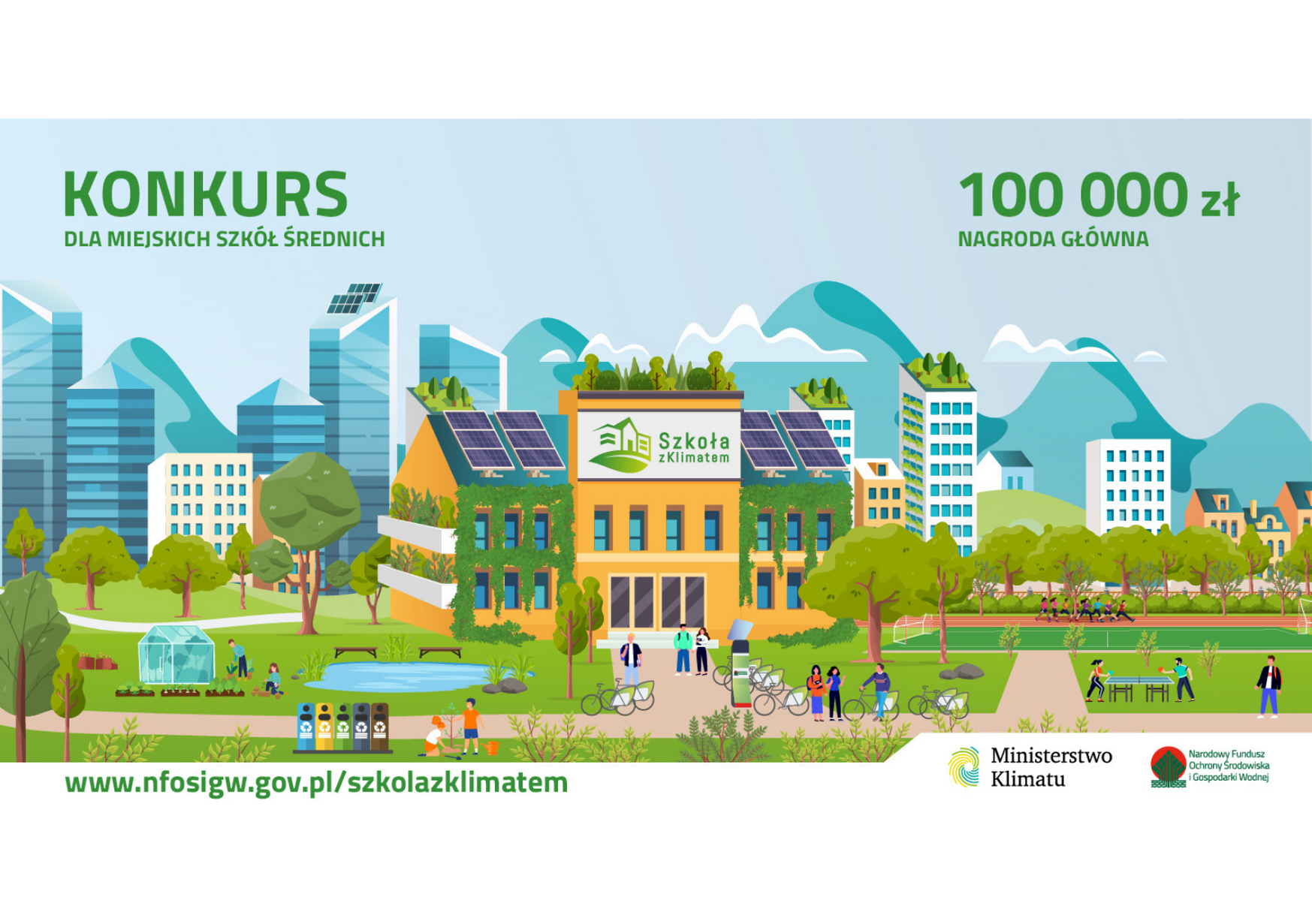 Konkurs na szkolne plany przygotowania do zmian klimatu – 100 tys. zł na zwycięski projekt