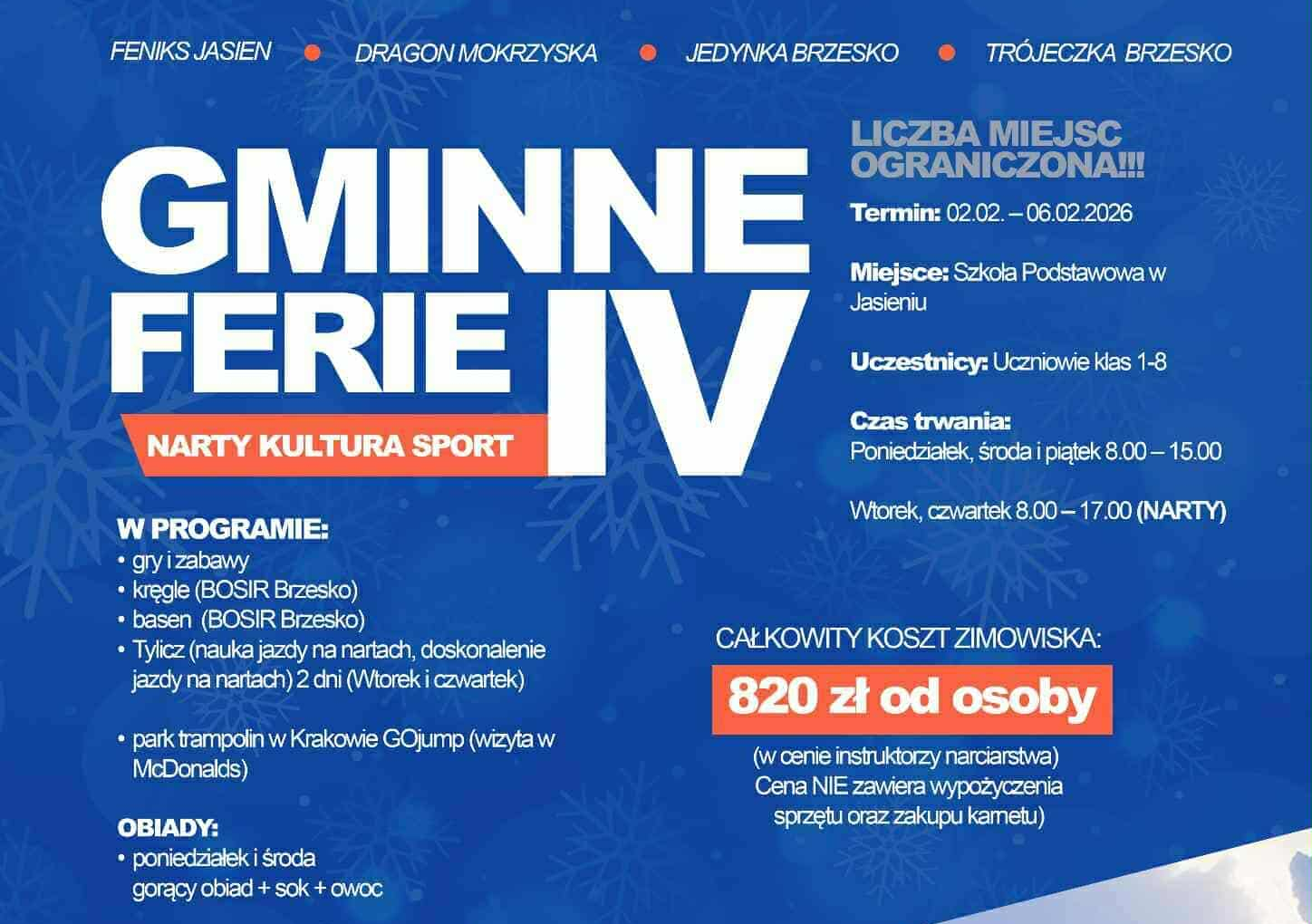 GMINNE FERIE 2026