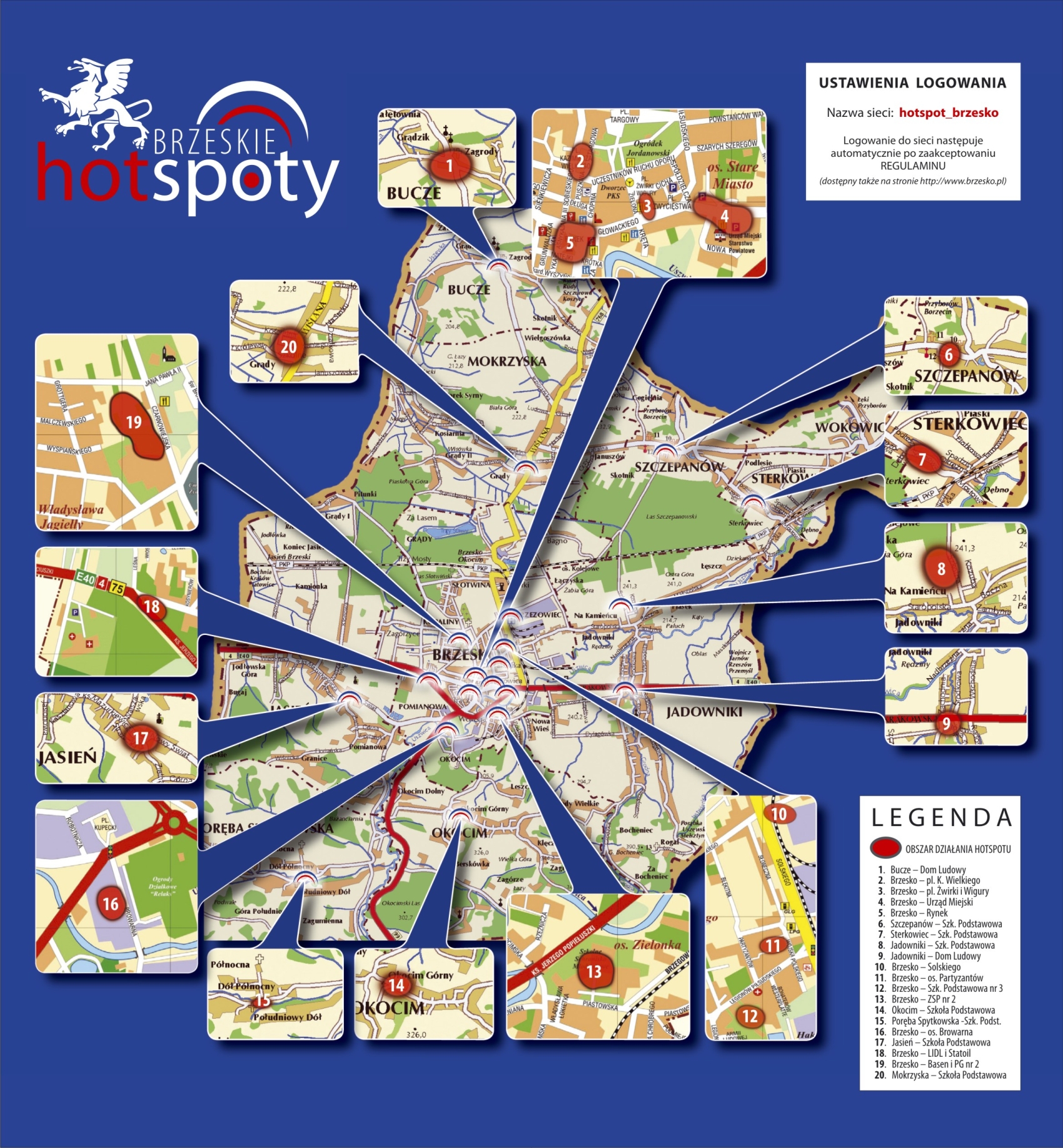 Brzeskie hotspoty zostają wyłączone