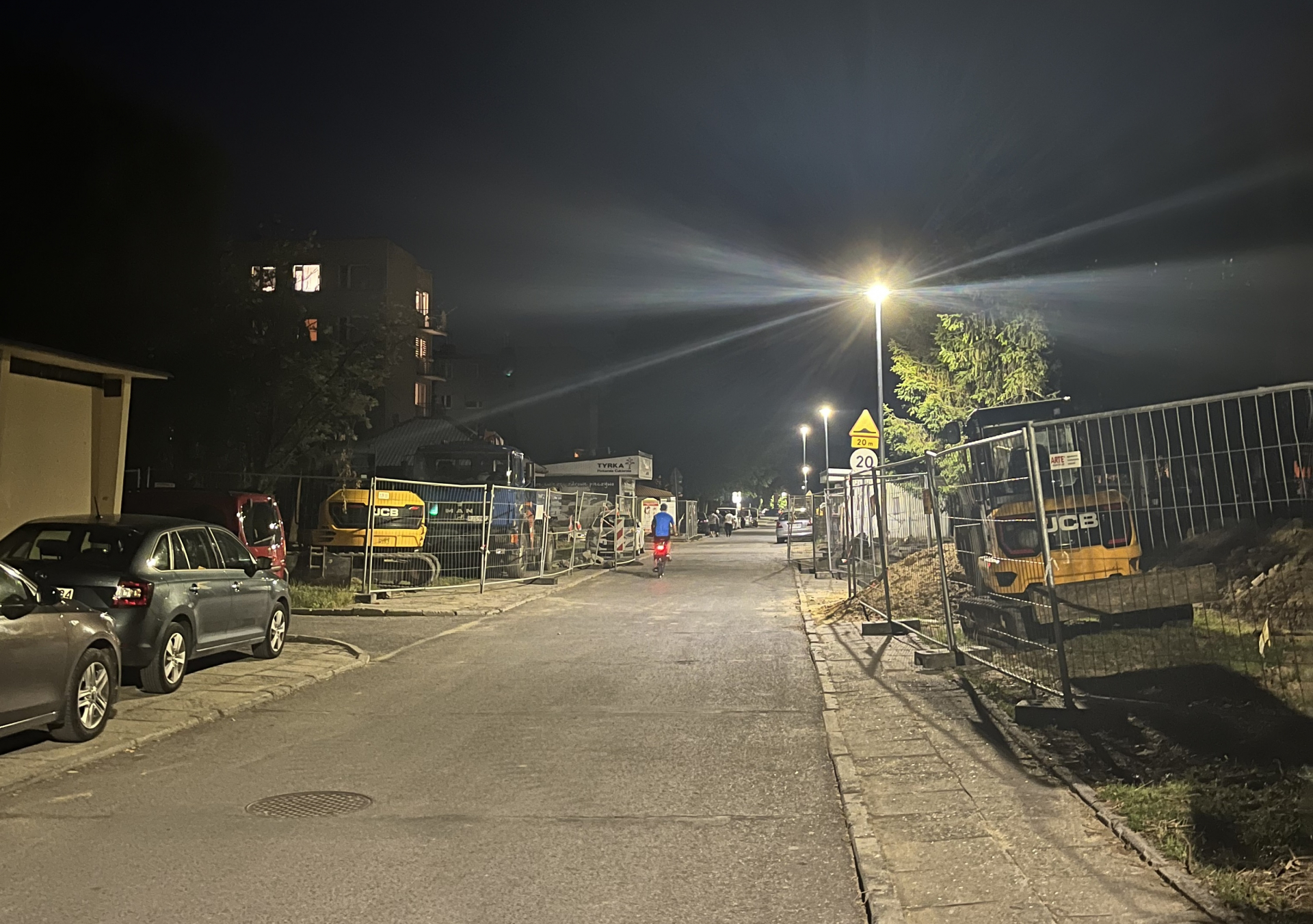 Osiedle Jagiełły z nowymi latarniami