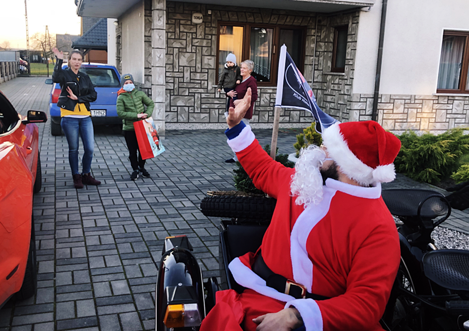 Mikołaje na motocyklach