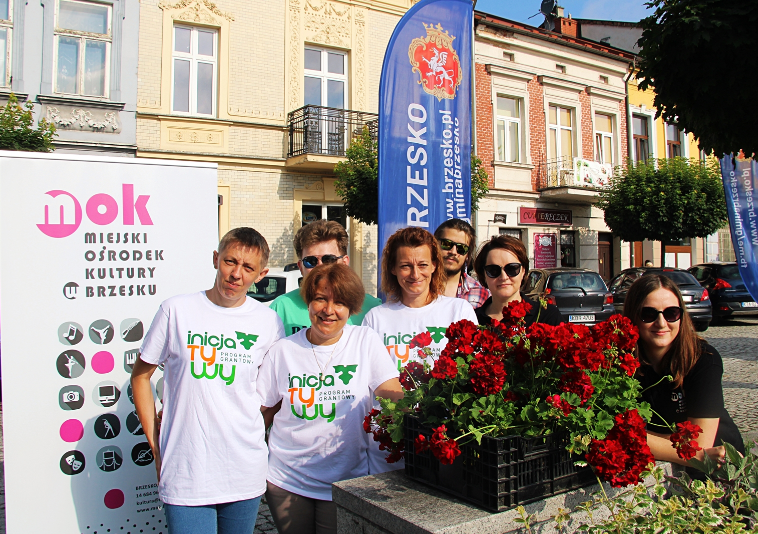 Rynek z nowymi kwiatami
