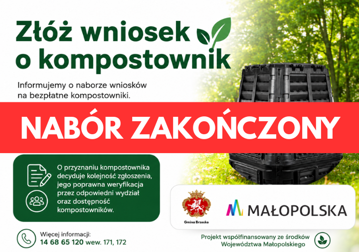 Nabór na bezpłatne kompostowniki zakończony