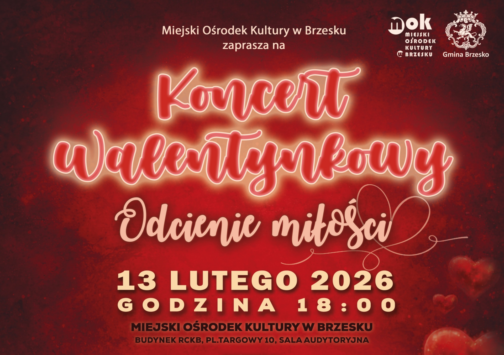 Koncert walentynkowy „Odcienie miłości”