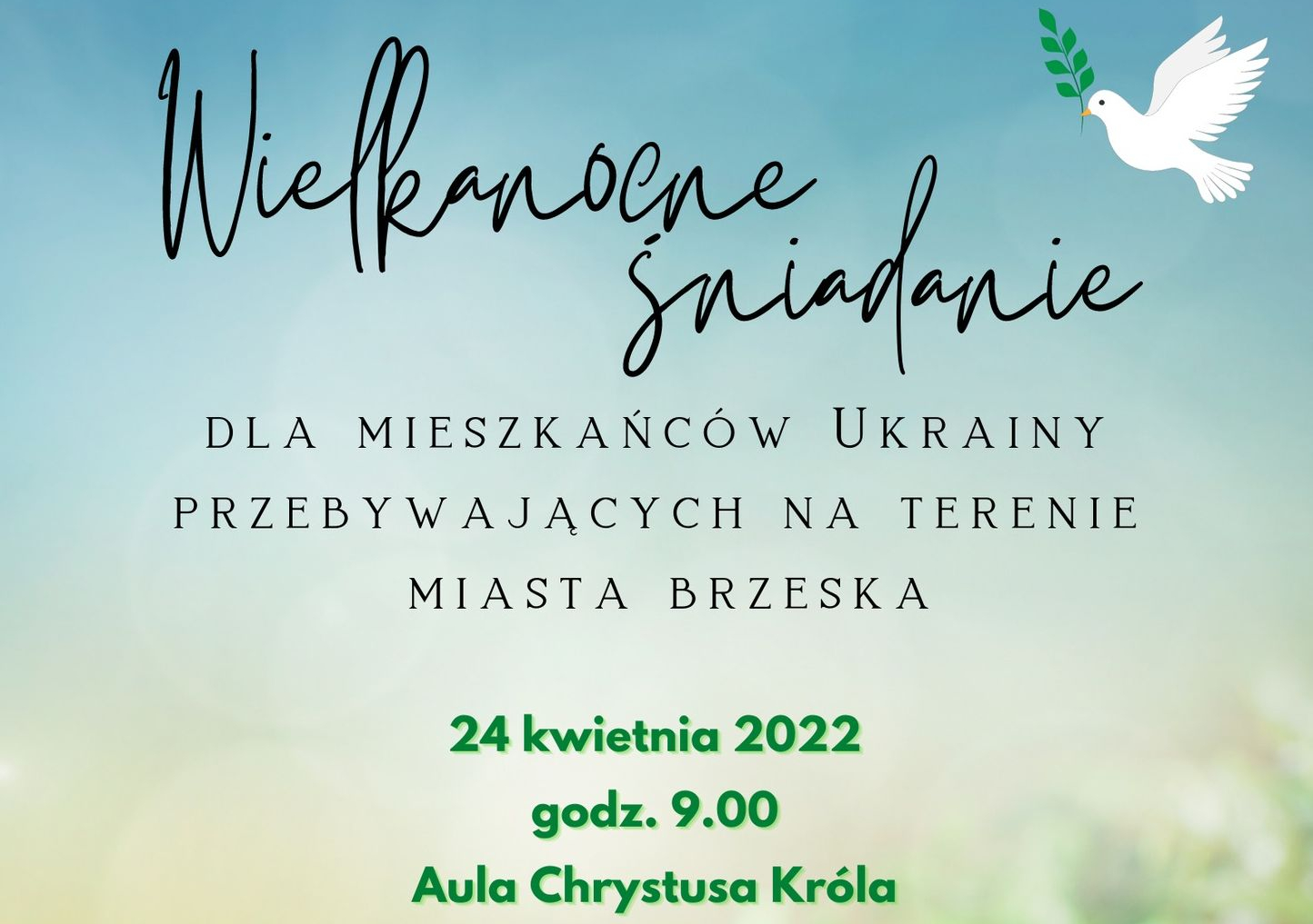 Wielkanocne śniadanie dla gości z Ukrainy