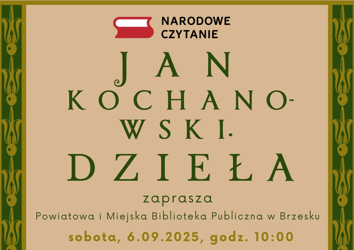 Narodowe Czytanie Jana Kochanowskiego
