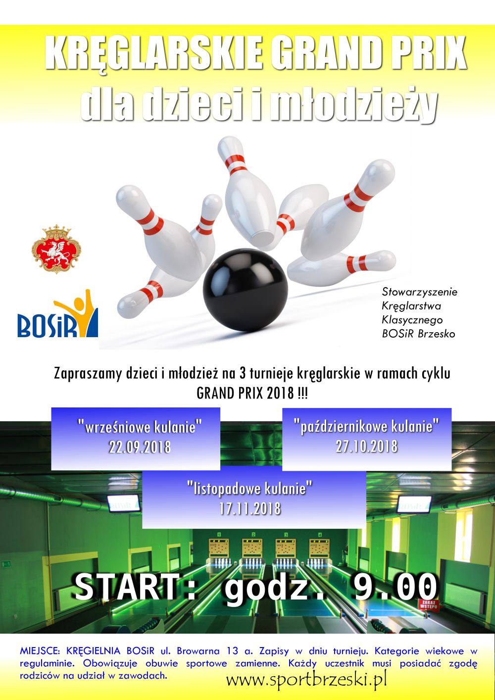 Kręglarskie GRAND PRIX dla dzieci i młodzieży