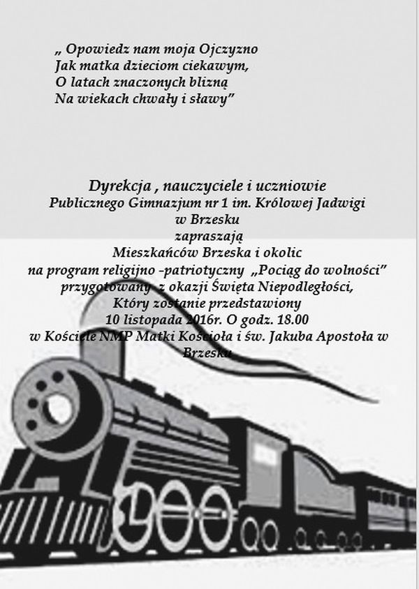 „Pociąg do wolności”