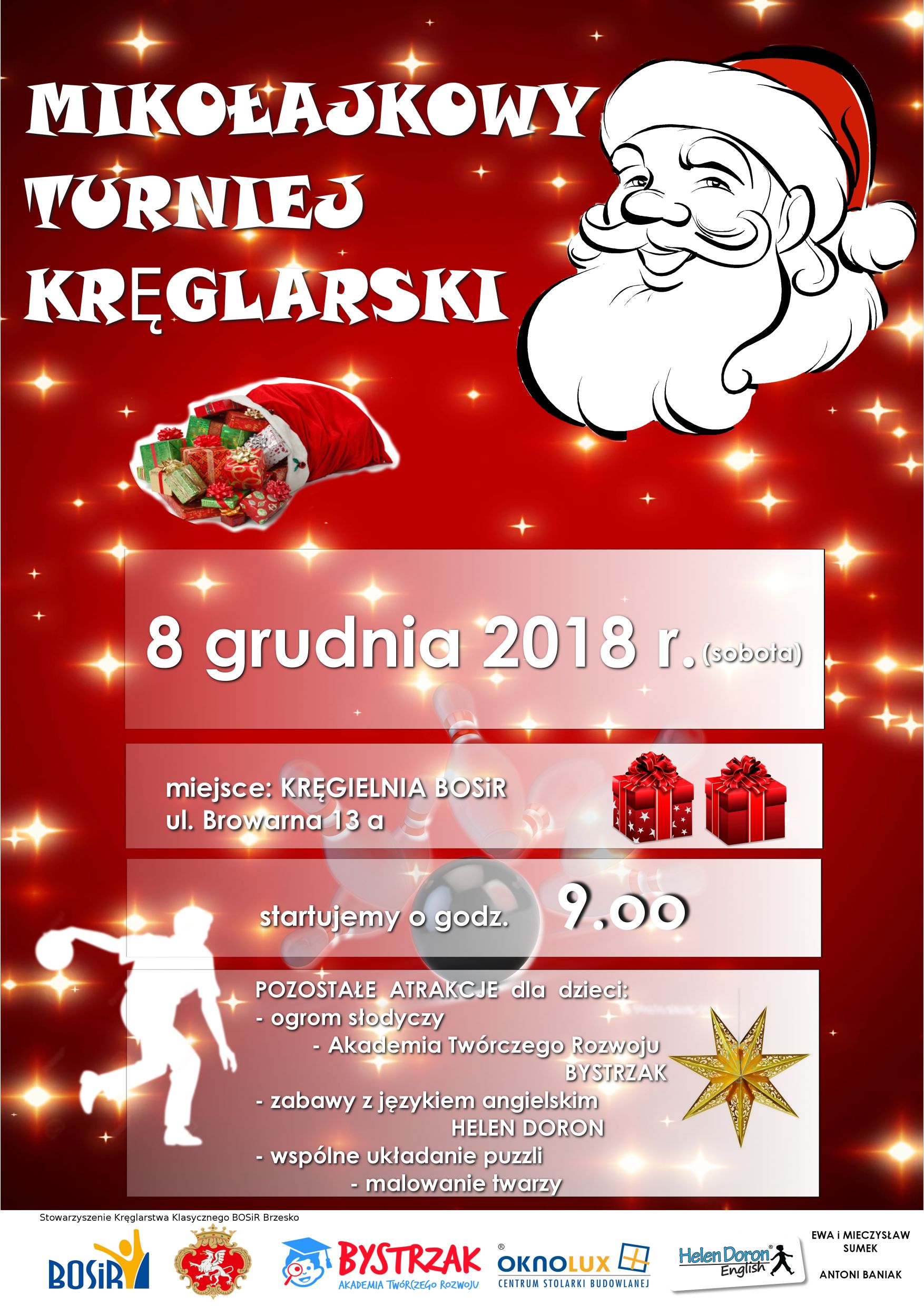 Mikołajki w kręgielni