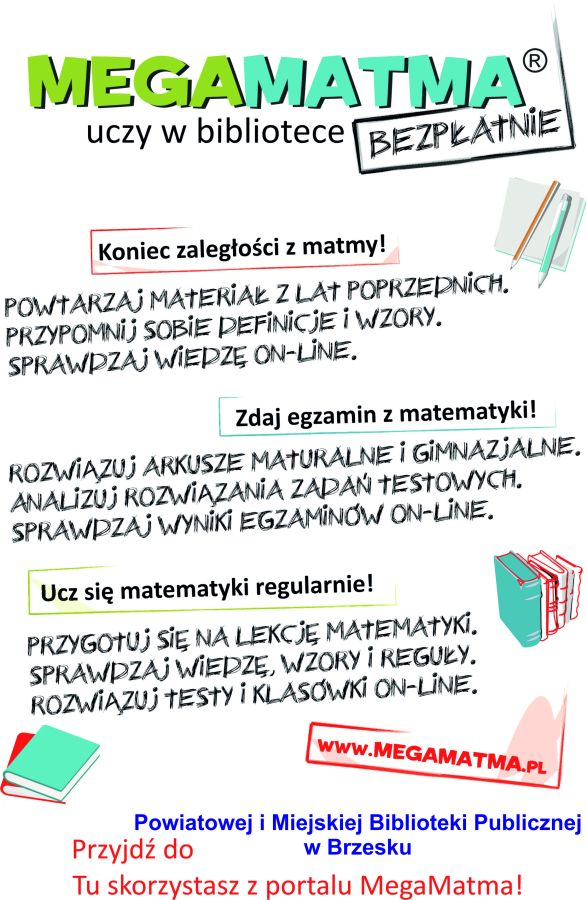MegaMatma bezpłatnie w bibliotece!