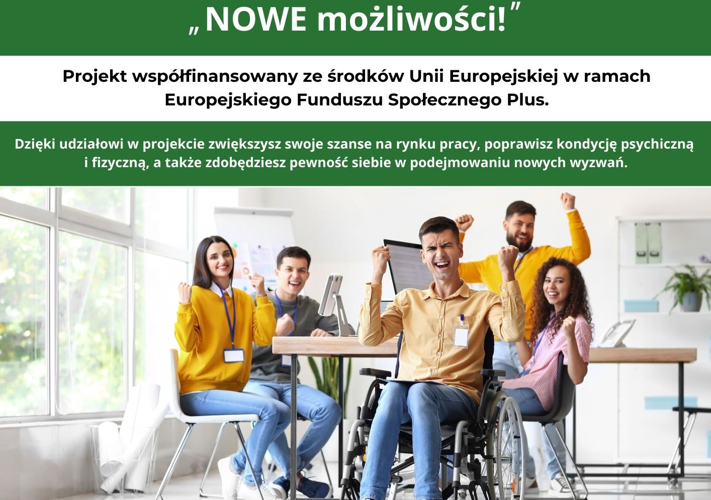 Ruszył piąty nabór do projektu „NOWE możliwości!”
