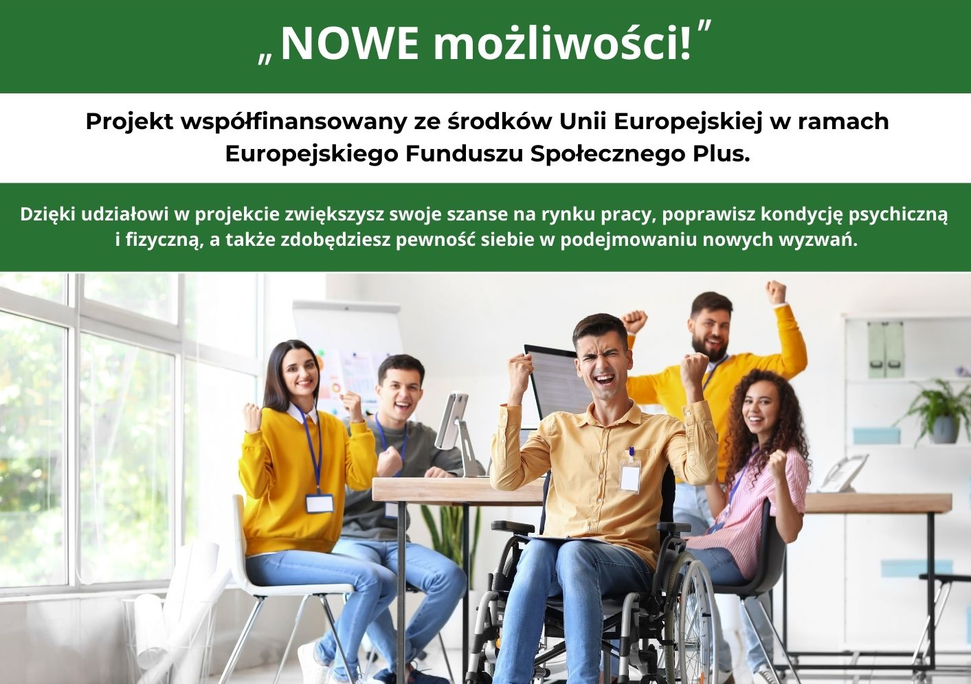 Ruszył siódmy nabór do projektu „NOWE możliwości!”